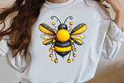 Whimsical Summer Bee clipart, an Illustration by Designworld (Thumbnail 7 of 8)