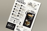 White Modern Retro Food Menu, a Flyer Template by graphicook (Thumbnail 3 of 4)