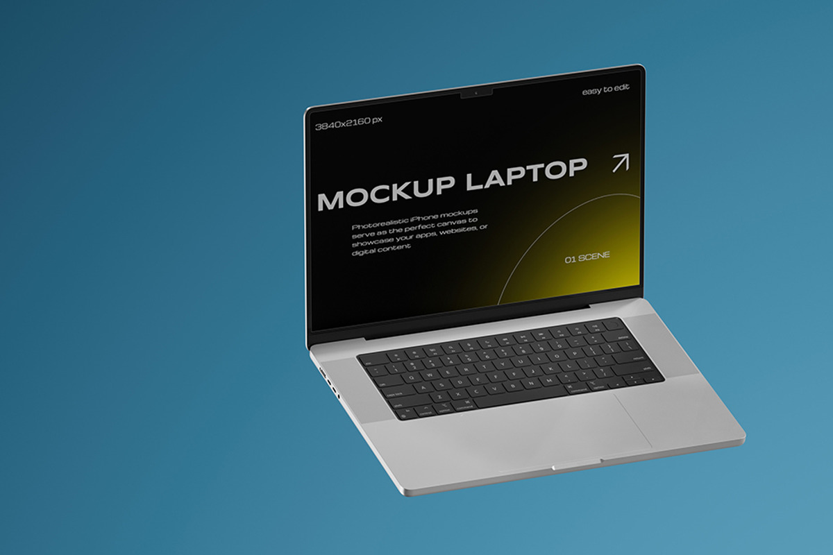 Laptop Mockup, a Mac Mockup by Pixel_Vision_Store (Photo 3 of 5)