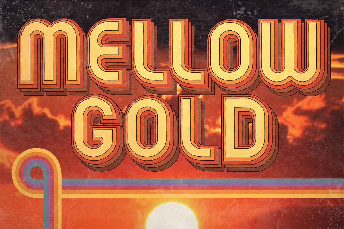 Super Seventies Vector Alphabet, a Graphic by Mysterylab Designs