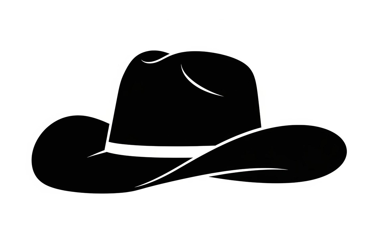 Minimal Cowboy Hat Silhouette Bundle, an Illustration by Designs_River (Photo 11 of 51)