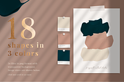 Acrylic abstract shapes part II, a Texture Graphic by Helen Halik art (Thumbnail 3 of 7)