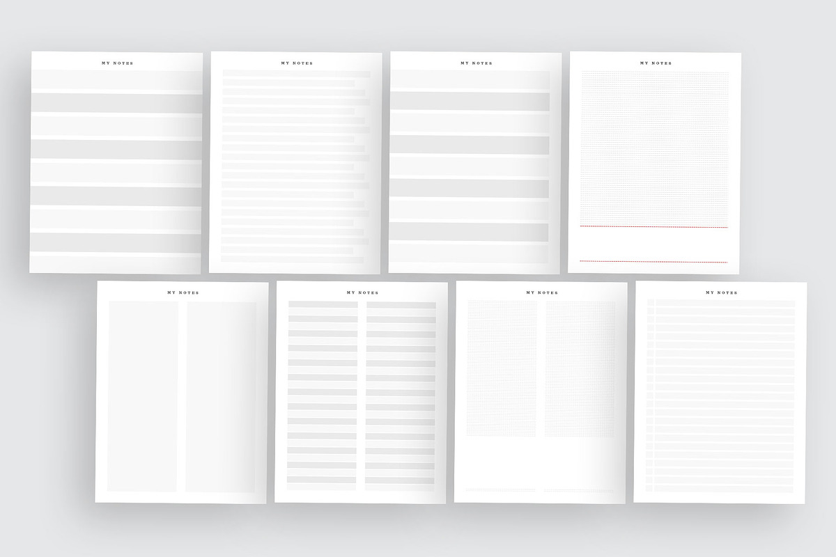 CANVA 70+ NOTES BUNDLE, a Stationery Template by MNT-Creator (Photo 4 of 4)