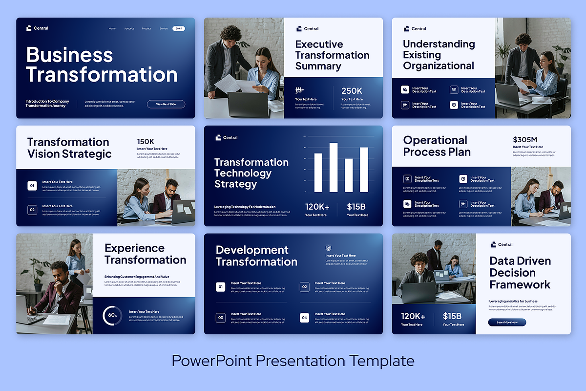 Business Transformation Powerpoint, a Presentation Template by Sixtemp (Photo 2 of 3)