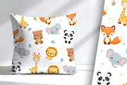 Cute Children's Animal Print, a Pattern Graphic by Sharon Schwalbe (Thumbnail 2 of 6)