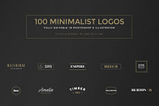 100 Minimal Logos + BONUS, a Branding & Logo Template by Graphicdome (Thumbnail 3 of 11)