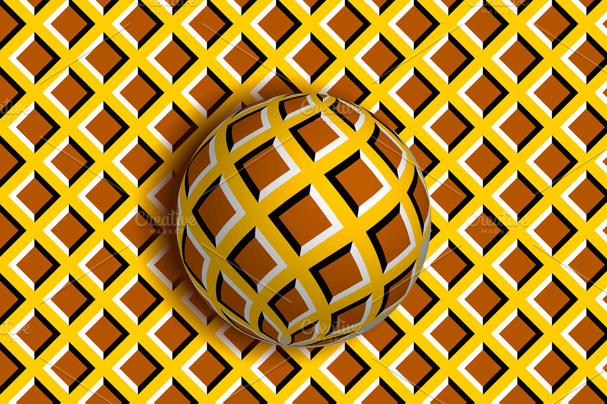 Abstract 3D optical illusion, a Decorative Illustration by BestPics