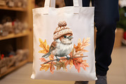 Autumn Sparrows Bird Clipart, an Illustration by Rose Art (Thumbnail 7 of 7)