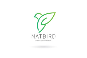 Nature bird logo, a Branding & Logo Template by Logocreative