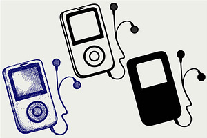 MP3 Player SVG