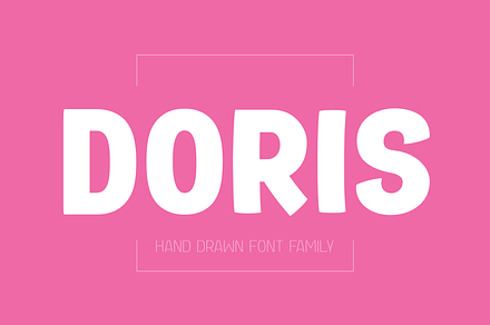 DORIS - Handwritten Font Family