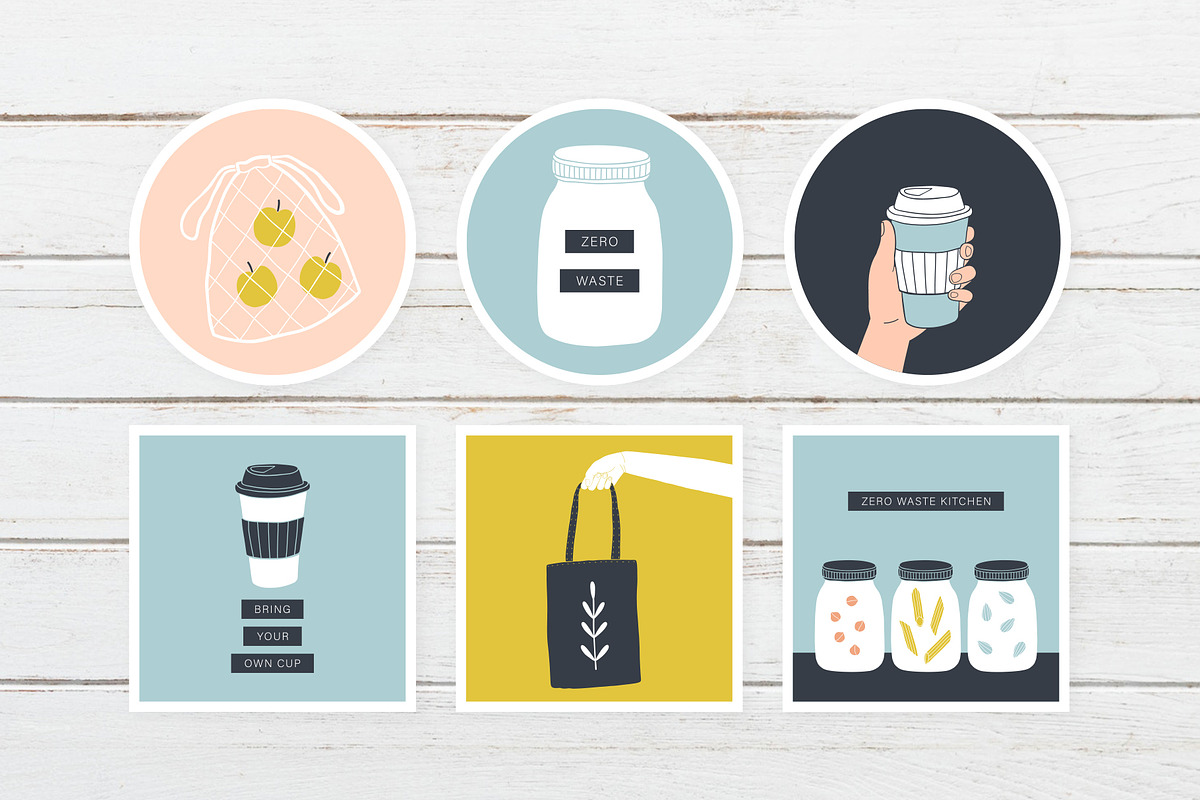 Zero waste aesthetic, an Object Graphic by kondratya (Photo 6 of 6)