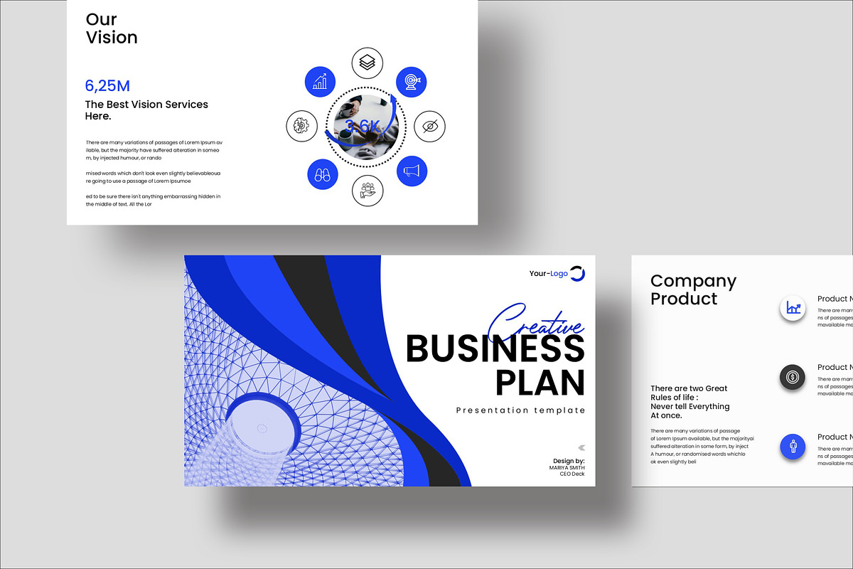 Business Plan Presentation Template preview 3