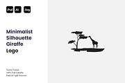 Minimalist Silhouette Giraffe Logo, a Branding & Logo Template by Luxury Logos (Thumbnail 1 of 4)