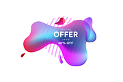 Set of Abstract liquid Fluid shape, a Poster Template by Lucky Creative (Thumbnail 9 of 10)