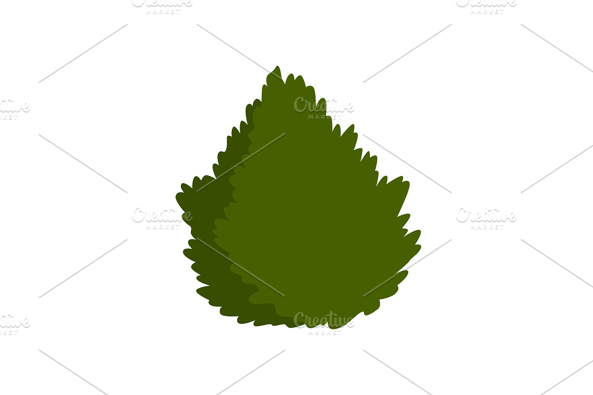 Stylized Green Leafy Texture Created, an Object Illustration by the8monkey