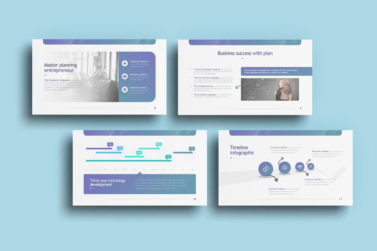 Metro Business Powerpoint Template, a Presentation Template by GearShift (Photo 5 of 7)