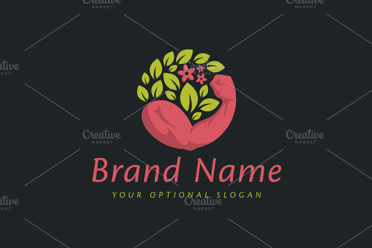 Healthy Fitness Custom Logo, a Branding & Logo Template by ARTE MIGUEL (Photo 2 of 3)