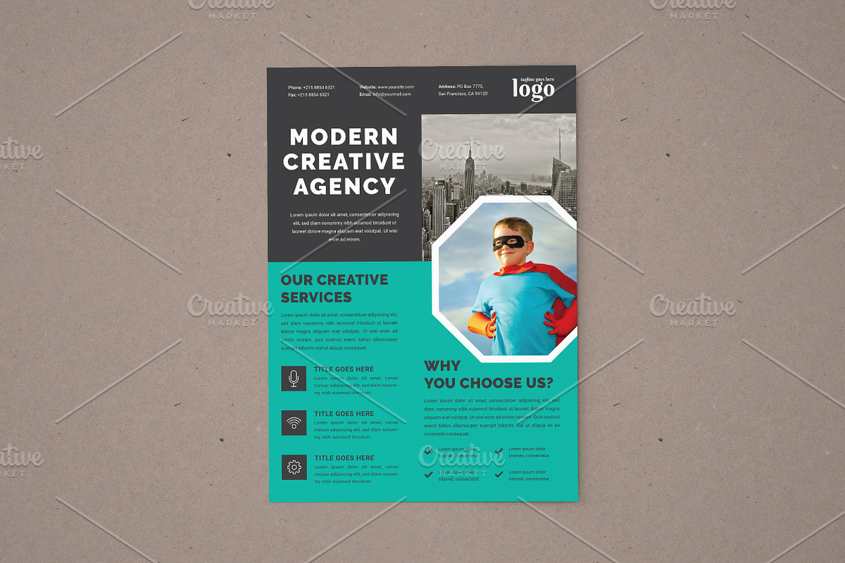 Flyer Template, a Flyer Template by Alice_s (Photo 3 of 10)