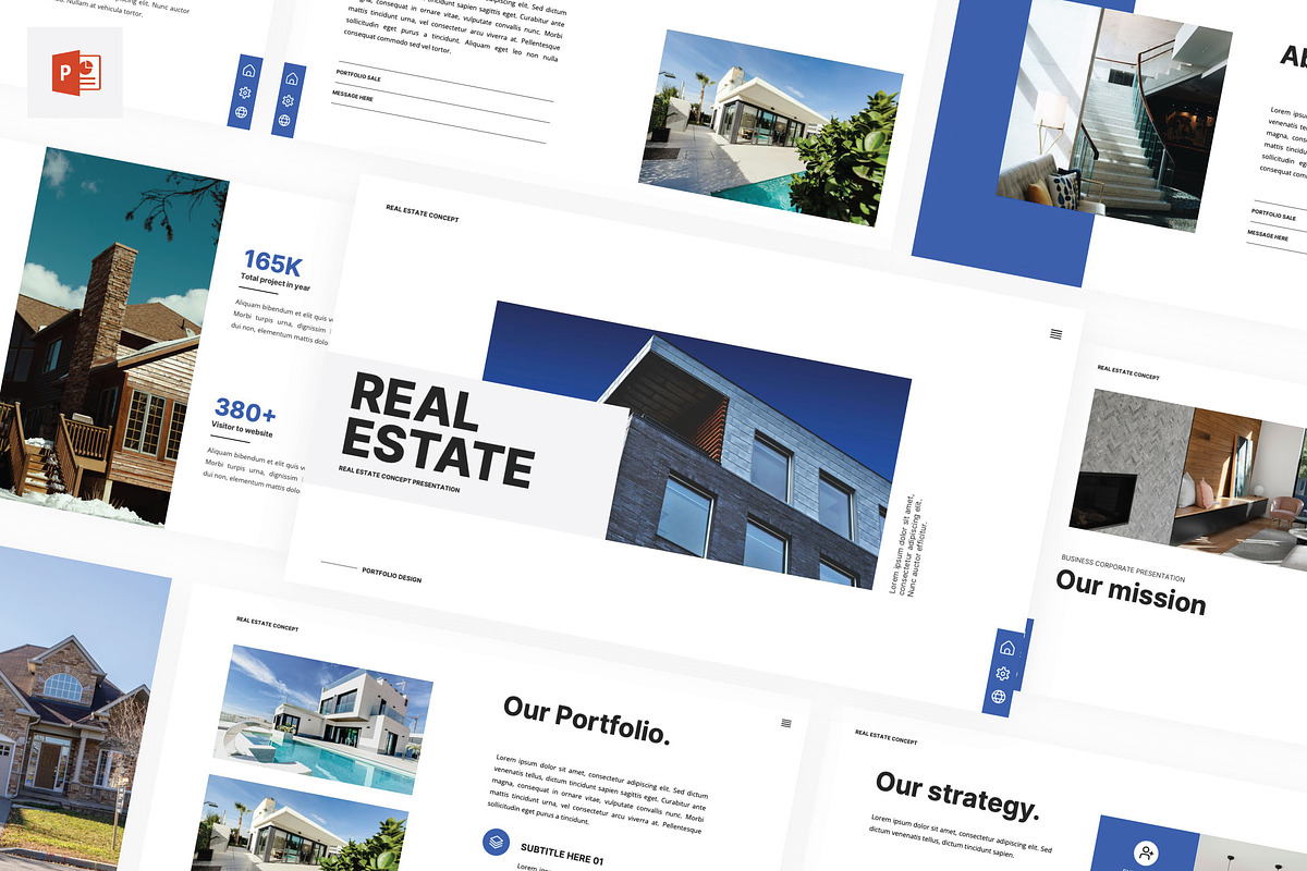 Real Estate | Powerpoint Template, a Presentation Template by tebaltipislab (Photo 1 of 9)