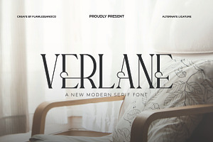 Verlane - Serif Modern Font, a Serif Font by Flawless And Co