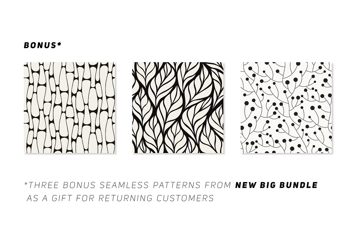 Floral Seamless Patterns Bundle, a Pattern Graphic by Curly_Pat (Photo 2 of 7)
