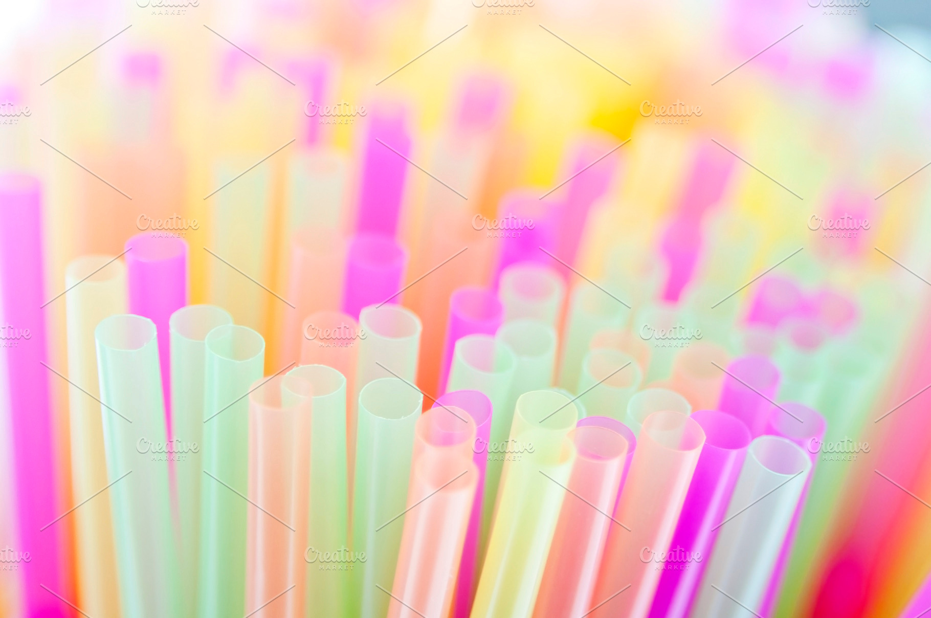Drinking Straws Abstract Background, a Background Photo by THP Creative