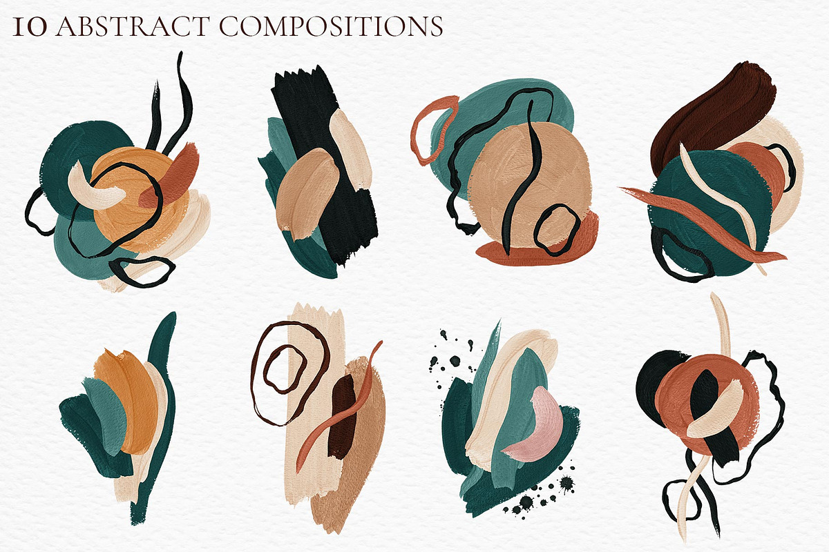 Gouache Abstract Shapes, Backgrounds, an Object Graphic by CatJello Graphics (Photo 12 of 28)