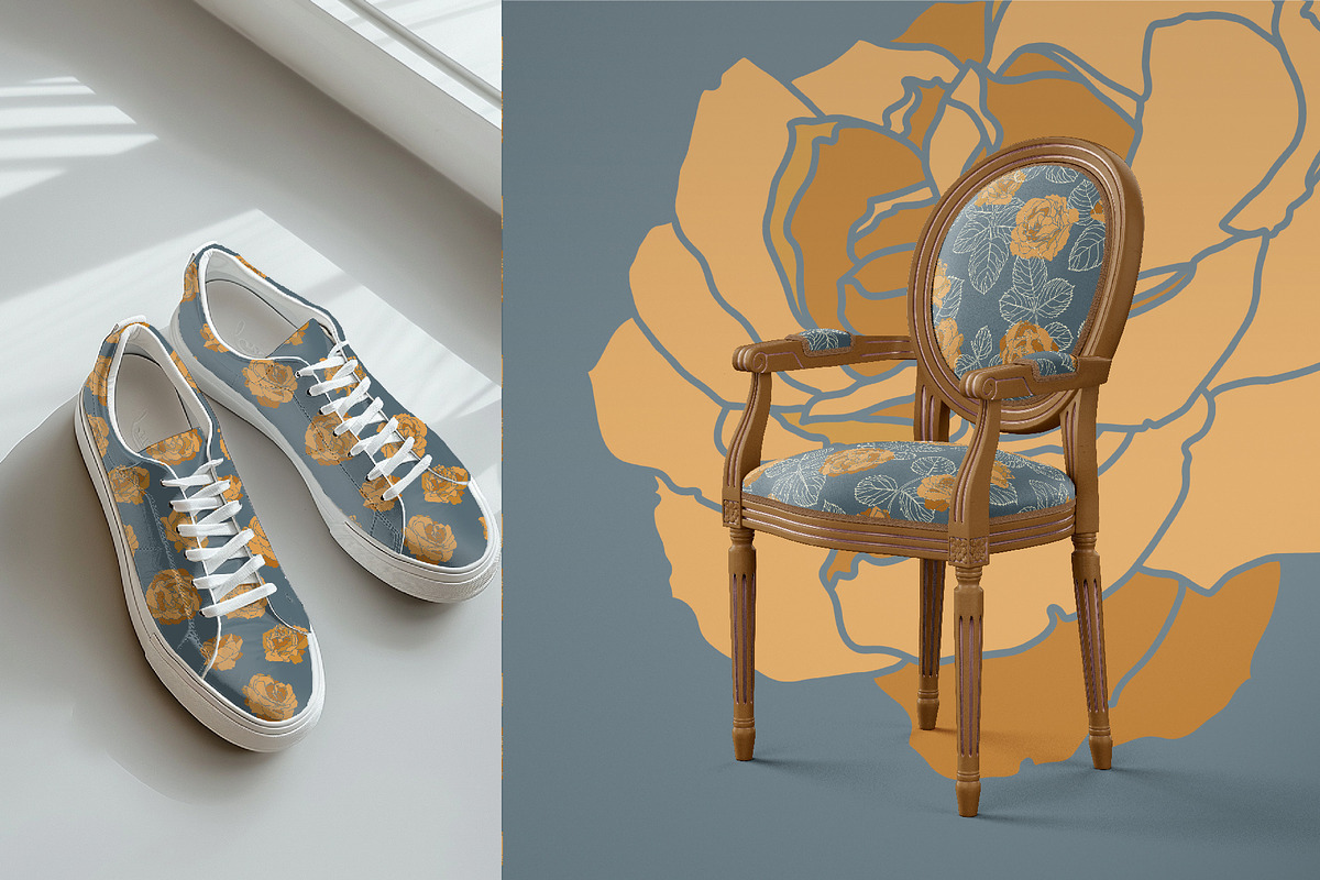 Bold Blooms Collection, a Pattern Graphic by Sonulkaster (Photo 6 of 8)