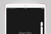 iPad Pro PSD Mockup with Pen, an iPad Mockup by CreativesCastle (Thumbnail 2 of 5)