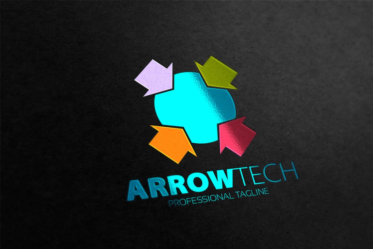 Arrow Tech Logo, a Branding & Logo Template by essegraphic