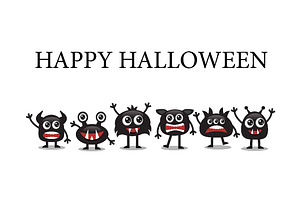 cute monsters for halloween