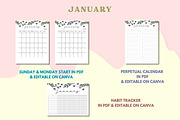 2026 Calendar Template - Canva, a Templates & Theme by Adalin Shop (Thumbnail 2 of 12)