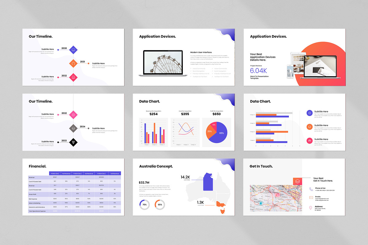 Digital Market Agency Presentation, a Social Media Template by evgenystudio (Photo 7 of 7)