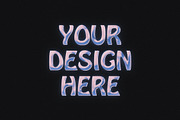 Retro Chrome Text & Logo Effect, a Layer Style Add-On by Design Squad (Thumbnail 4 of 4)