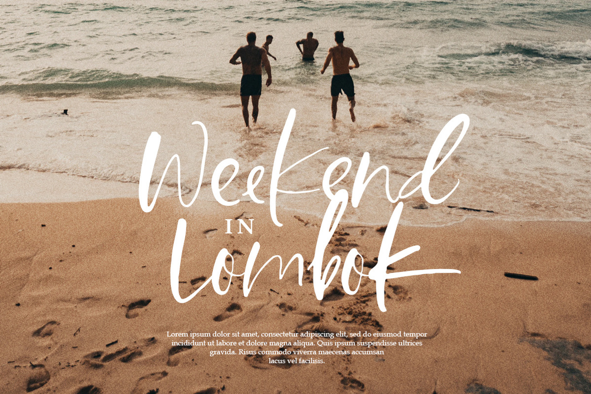 Happy Sparkle - Handwritten Font, a Script Font by Littlehand (Photo 7 of 9)