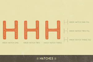 Hiker Premium Font Family