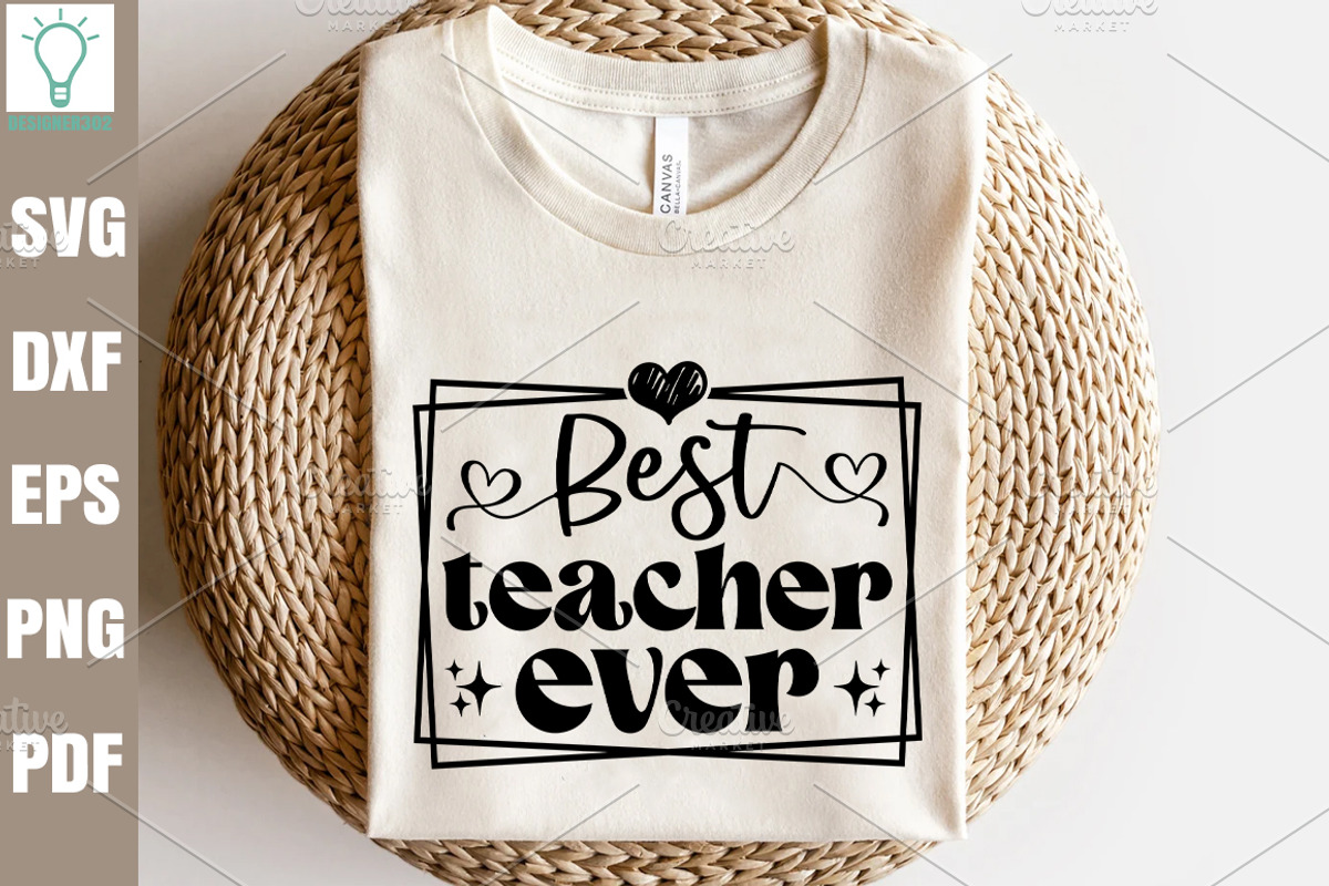 Boho Teacher SVG Bundle, Teacher SVG, a Graphic by Designer302 (Photo 2 of 17)