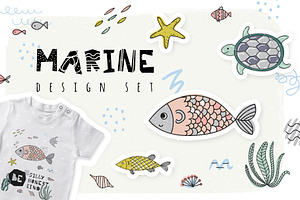 Marine. Design set.
