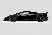 Supercar Vector Collection Bundle, an Illustration by Creativeshirt (Thumbnail 4 of 9)
