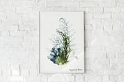 Dreamy Nature -watercolor collection, a Decorative Illustration by Khrys.art (Thumbnail 15 of 16)
