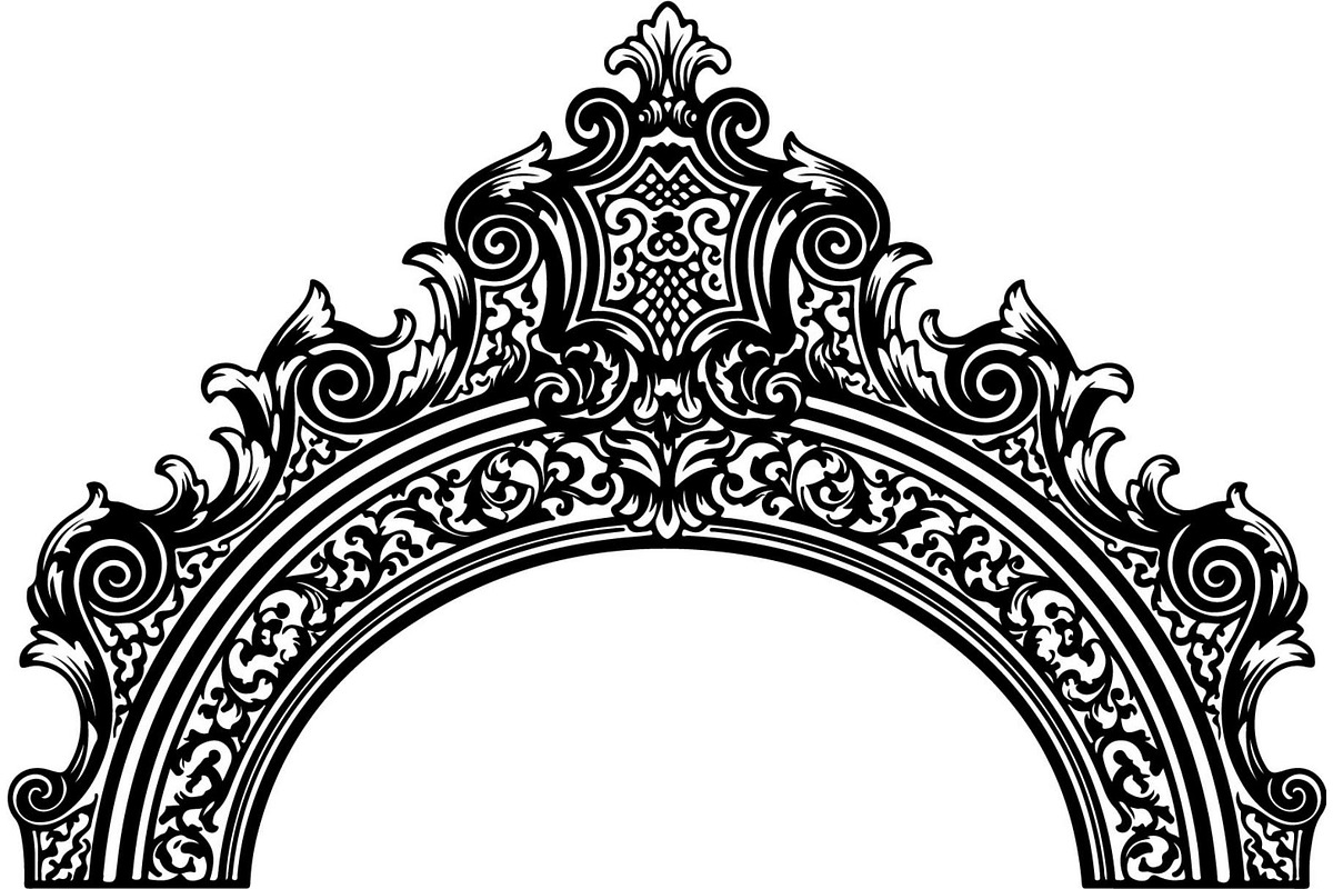 Islamic Arch Ornament Set, an Object Graphic by Creativeshirt (Photo 11 of 18)