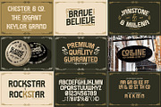 Vintage Font Bundle 5, a Symbol Font by Vintage Division (Thumbnail 9 of 12)