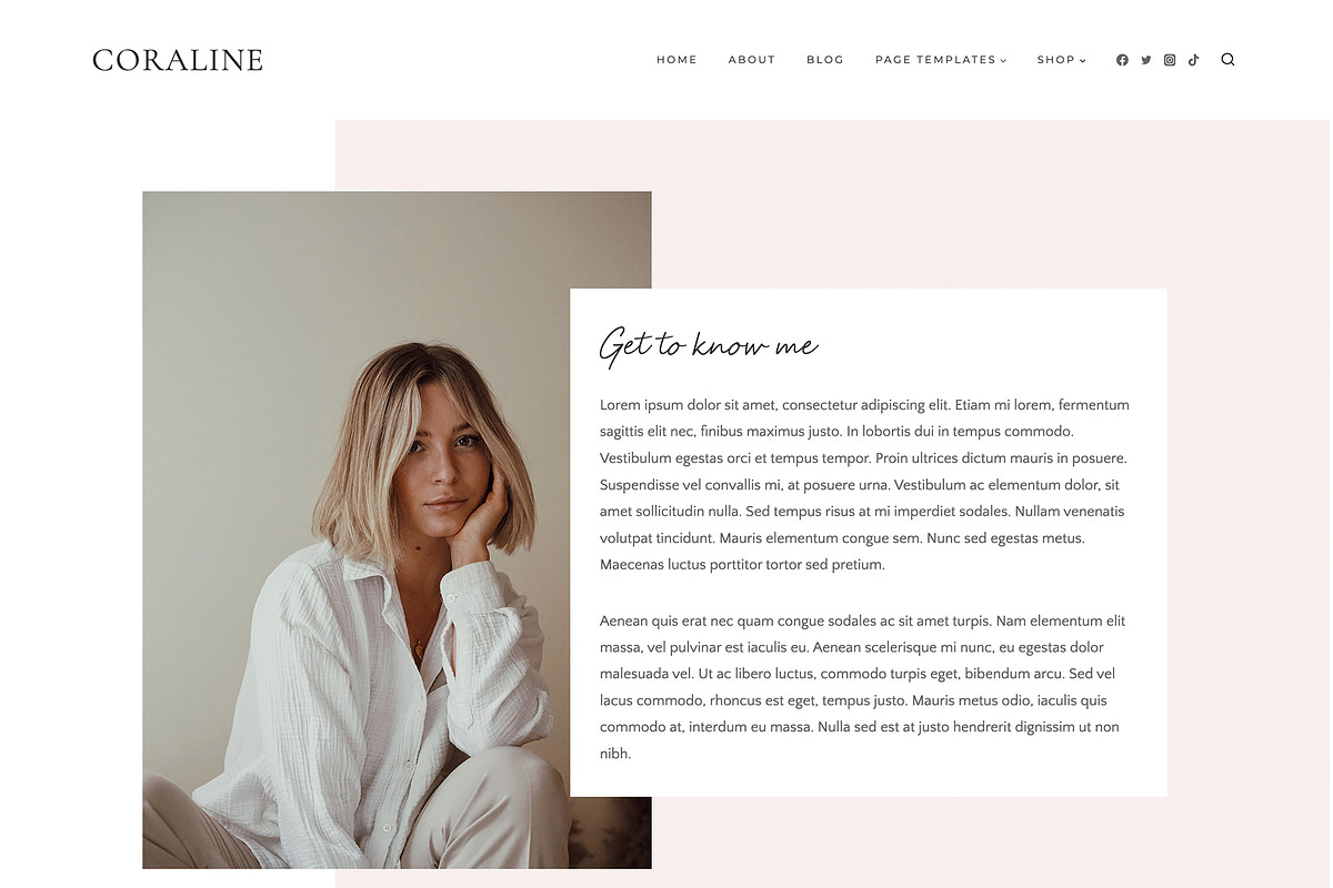 Coraline - Kadence Child Theme, a WordPress Template by Sky and Stars (Photo 2 of 3)