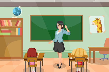 Back to School Flat Illustration
