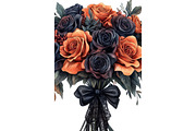 Gothic Flowers Dark Floral Clipart, an Illustration by DreamCafeArt (Thumbnail 5 of 5)