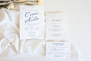 Winter Wedding Invitation Template, an Invitation Template by Cottontail Paper Shop (Thumbnail 1 of 7)