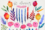 Autumn liquor. Watercolor set, a Decorative Illustration by Astel (Thumbnail 2 of 6)