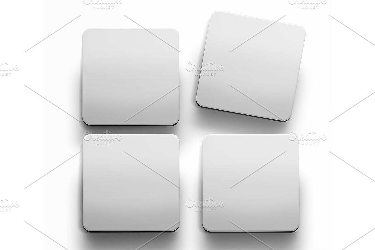 COASTERS MOCKUP SET, a Product Mockup by Moonlight Creative (Photo 8 of 13)