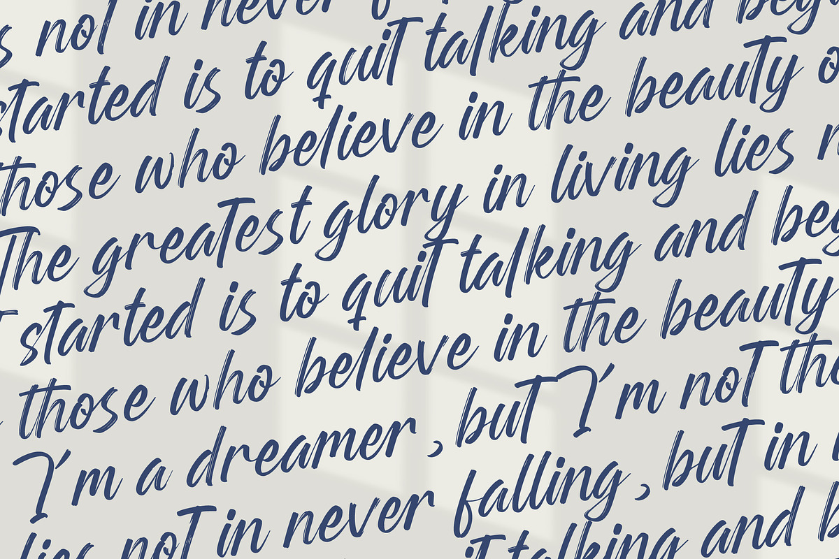 Rangdak Morattes Bold Brush Type, a Script Font by Letterena Studios Script (Photo 17 of 20)